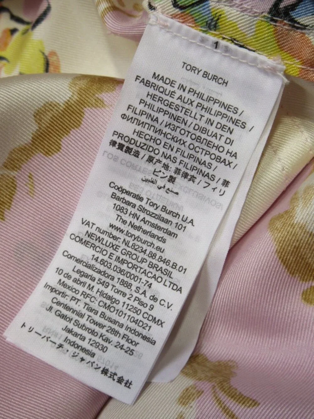 NWT Tory Burch Silk Cargo Pant in Pink Porcelain Floral Wide Leg Pants 4